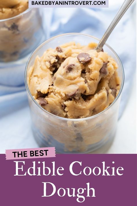 Edible Peanut Butter Cookie Dough Recipe, Peanut Butter Cookie Dough Recipe, Edible Peanut Butter Cookie Dough, Cookie Dough For One, Butter Cookie Dough, Edible Cookie Dough Recipe, Cookie Dough Recipe, Healthy Cookie Dough, Best Edibles