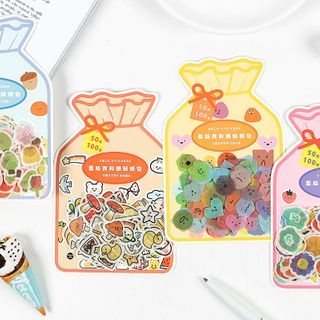 Buy WarmFire Cartoon Stickers (Various Designs) at YesStyle.com! Quality products at remarkable prices. FREE Worldwide Shipping available! Poem Journal, Washi Tape Crafts, Packaging Stickers, Calendar Stickers, Planner Decorating, Kawaii Stationery, Cartoon Stickers, Kawaii Stickers, Animal Stickers