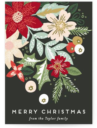 The holidays are just around the corner, you guys! And truth be told? We couldn't be more excited! And although we may be waiting until afte... Christmas Graphic Design, Holiday Design Card, 카드 디자인, Holiday Floral, Christmas Illustrations, Christmas Graphics, Christmas Card Design, Vintage Christmas Cards, Christmas Illustration