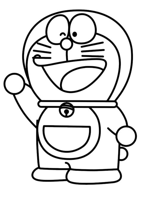 Tanti disegni da colorare del simpaticissimo Doraemon e i suoi amici Nobita, Shizuka, Suneo, Takeshi e Dekisugi pronti da stampare anche in versione PDF Doraemon Coloring Pages, Doraemon Drawing, Pencil Sketches Easy, Cartoon Art Drawing, Famous Drawing, Easy Cartoon, Doremon Cartoon, Drawing Pencil Sketches, Doraemon Cartoon