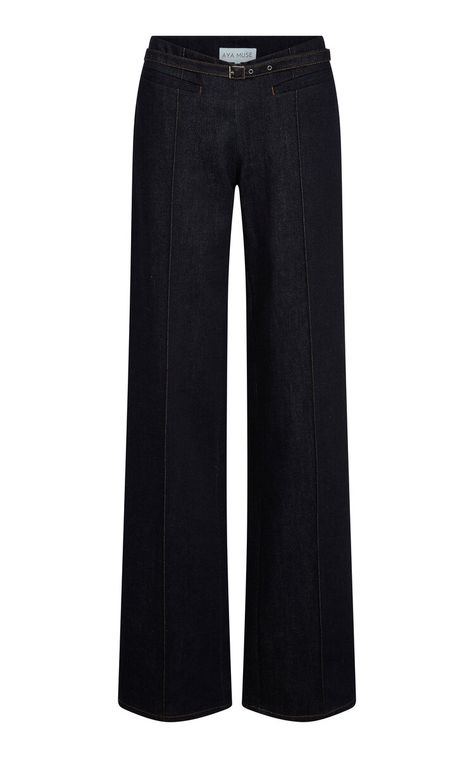 Inle Tailored Denim Wide-Leg Pants By Aya Muse | Moda Operandi Aya Muse, Hijabi Outfits, Interview Outfit, Casual Style Outfits, Wide Leg Denim, Fashion Sense, Moda Operandi, Pretty Outfits, Fashion Collection