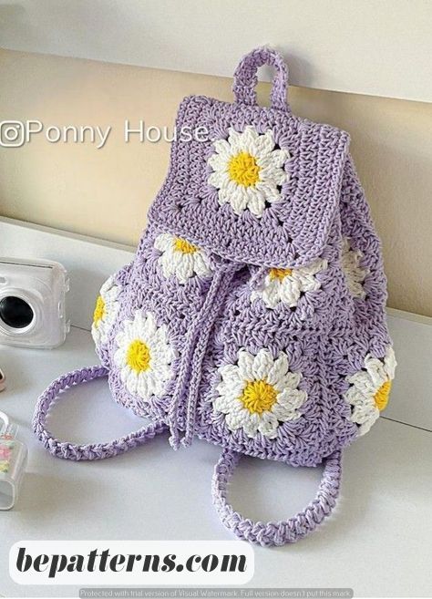 Crochet  Ideas for Beginners Free | Soft and Snuggly Creations for Newbies Free Crochet Backpack Pattern, Crochet Projects Bag, Crochet Backpack Free Pattern, Cute Crochet Pouch, Simple Crochet Bag, Crochet Ideas For Beginners, Backpack Crochet, Easy Crochet Bag, Crochet Backpack Pattern