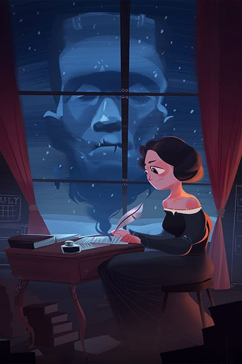 Frankenstein Mary Shelley Book, Mary Shelley Frankenstein Art, Mary Shelley Aesthetic, Villa Diodati, Frankenstein Mary Shelley, Frankenstein Art, Mary Shelley Frankenstein, English Projects, Frankenstein's Monster