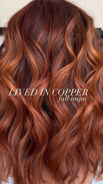 Ginger Copper Balayage, Copper Balayage Redheads, Red Copper Hair With Highlights, Red Hair With Darker Roots, All Over Copper Hair Color, Copper Hair With High And Low Lights, Chocolate And Copper Hair Color, Red With Brown Roots, Red To Copper Balayage