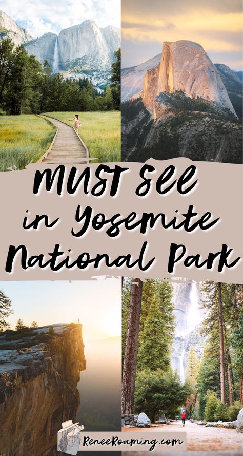 Weekend In Yosemite, Yosemite Must Do, Yosemite National Park California, Sequoia National Park To Yosemite, Best Views In Yosemite, Lake Tahoe And Yosemite Itinerary, Things To Do Near Yosemite, Yosemite Hike Outfit, 2 Days In Yosemite National Park