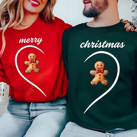 🎅 Christmas season is here! You will love these funny matching ugly christmas sweater for couples, friends or family. perfect to wear to an ugly christmas sweater holiday party or family christmas. Great christmas gift for your significant other, family members, or friends. Perfect gift for husband, wife, girlfriend and boyfriend. 🎁 #christmassweater #christmasgift #christmasvibes #christmasoutfit #christmassweaters #holidayseason #christmas #holidayoutfit #holidaysweater #couplechristmas #c... Matching Christmas Shirts Couples, Ugly Sweater Couple, Couple Sweaters, Couples Christmas Sweaters, Sweater Couple, Couple Holiday, Ugly Christmas Sweater Couples, Couples Christmas, Couples Sweaters