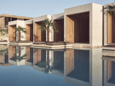 Greek landscape informs natural-toned suites of the Olea Hotel Hotel Safe, Hotel Exterior, Resort Architecture, Mediterranean Architecture, Madding Crowd, Resort Design, Hotel Architecture, Hotel Interiors, White Beach