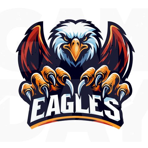 Fantasy Football Logos, Baseball Team Shirt, Eagles Team, Eagle Mascot, Eagles Football, Nfl Teams Logos, Team Mascots, Eagle Shirts, Eagle Logo