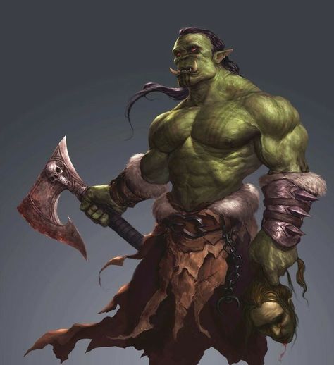 Orc Reference, Orc Barbarian, Half Orc Barbarian, Rpg Wallpaper, Warcraft Orc, Super Mario Rpg, Orc Warrior, Crazy Art, Blond Amsterdam