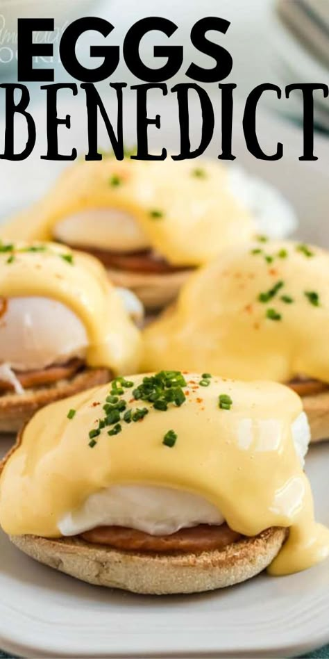 English Muffin Sandwich, Muffin Sandwich, English Muffins Sandwich, Brunch Sandwich, Recipe For Hollandaise Sauce, Eggs Benedict Recipe, Egg Benedict, Best Comfort Food Recipes, Canadian Bacon