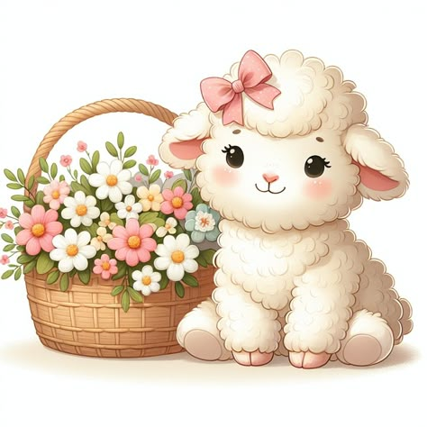 Cute Sheep Clipart, Baby Lamb Drawing, Animal Clipart Free, Lamb Drawing, Cartoon Lamb, Stitch Games, Sheep Cartoon, Cute Lamb, Cute Sheep