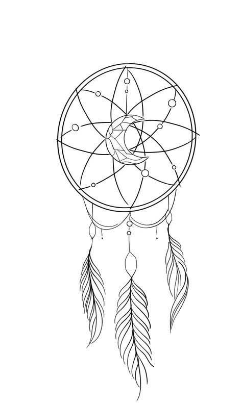 Dream Catcher Sketch, Atrapasueños Tattoo, Dream Catcher Drawing, Dream Catcher Tattoo Design, Line Tattoo Ideas, Ear Tattoo Ideas, Ear Tattoos, Single Line Tattoo, Pisces Tattoos