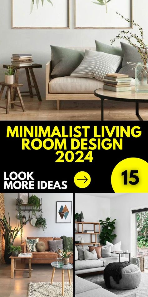 Step into the world of minimalist living room design 2024 and unlock the secrets of maximizing small spaces. Explore minimalist interiors and modern sofas for a chic living area that not only looks remarkable but also provides a soothing and organized environment for your daily life. Living Room Designs Apartment, Small Spaces Apartment, Minimalist Living Room Ideas, Minimalist Living Room Apartment, Small Sofas, Cute Living Room, Modern Contemporary Living Room, Minimalist Living Room Design, Fall Living Room Decor