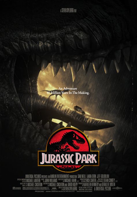 Jurassic Park Poster Jurassic World Poster, Jurassic Park Trilogy, Dinosaur Stuff, Jurassic Park Poster, Ghostbusters Movie, Jurassic Park 1993, Jurrasic Park, Photoshop Poster, Michael Crichton