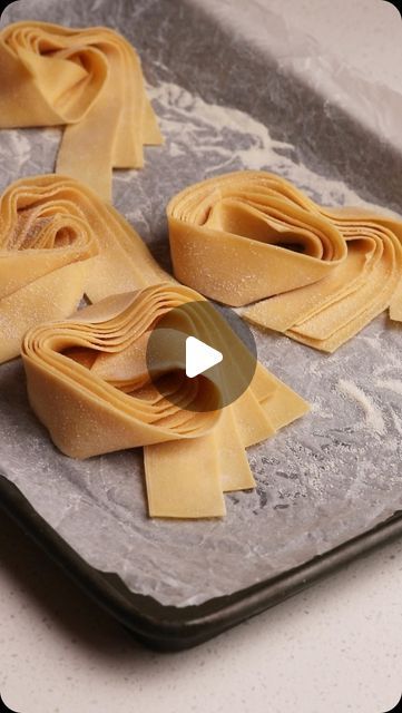 Emilie Pullar on Instagram: "Pappardelle! The king of noods! So easy to make at home. A couple more tips? Don’t make your pappardelle really long, it’s hard to cook and eat so keep sheets short. Also let the pasta sheet dry out for 10 mins or so before folding up to cut. I love to have these nests in the freezer to cook whenever I have a pasta craving. 

#pappardelle #pasta #noodles #recipe #pastalovers #italianfood #homemadepasta #foodphotography" Papadeli Pasta Recipes, Pasta Craving, Pappardelle Pasta, Noodles Recipe, Pasta Noodles, Homemade Pasta, Home A, The King, Italian Recipes