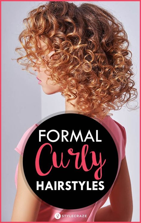 10 Formal Curly Everyday Hairstyles. Formal curly hairstyles are in need all the time for an office goer. It becomes especially important to sport a good hairstyle when it comes to office parties or formal meetings or gatherings. #hairstyles #women #curly #hairstyle Curly Hairstyles Office, Office Curly Hairstyles, Curly Hair Office Hairstyles, Short Curly Formal Hairstyles, Curly Hairstyles Formal, Formal Curly Hairstyles, Relaxed Hair Products, Easy Cute Hair Styles, Cute Hair Updos