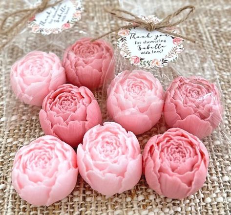 Peony Soap Favors Baby Shower Girl in Bloom Bridal Wedding Decor Wild Flower Dusty Rose Blush Gold Theme Party Gift for Guests in Bulk - Etsy Love In Bloom Centerpieces, Baby Shower Baby In Bloom Decor, Peony Baby Shower Ideas, Dusty Rose Baby Shower Theme, Baby In Bloom Party Favor Ideas, Unique Bridal Shower Themes Ideas, Baby In Bloom Favors, Baby Shower Party Favor, Flower Bouquet Shower Favor