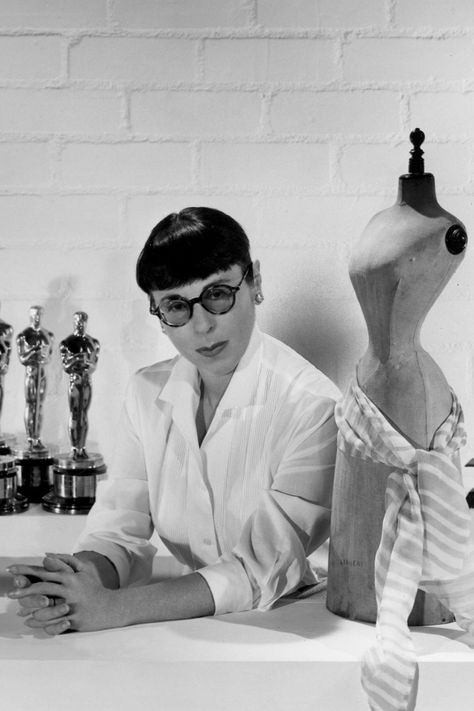 Edith Head, Designer. Edith Head Designs, Edith Head Fashion, American Costume, Edna Mode, Best Costume Design, Edith Head, Hollywood Costume, Best Costume, Costume Designer