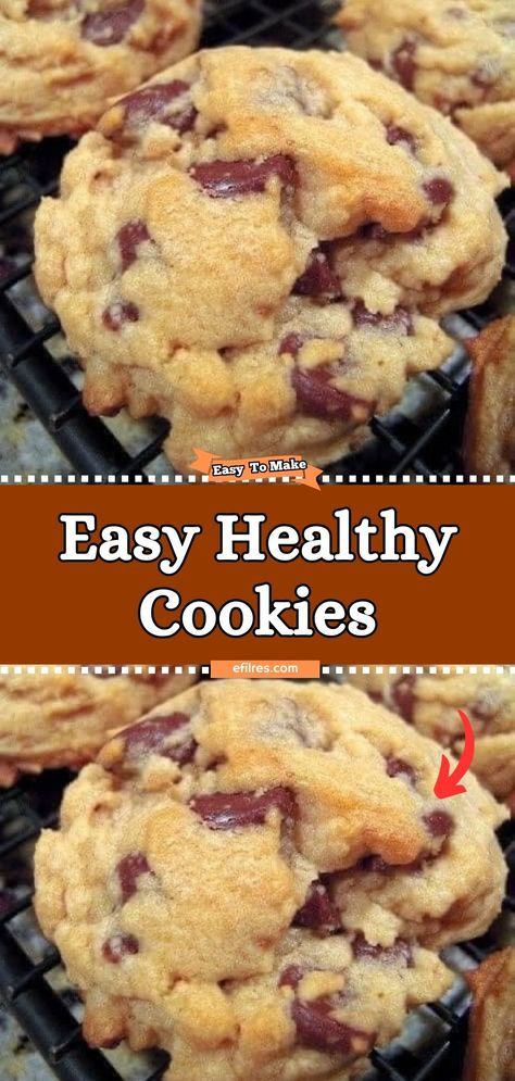 Heart Healthy Recipes Snacks, Cookies That Arent Too Sweet, Yummy Healthy Cookies, Healthy Sweet Breads, Heart Healthy Sweet Snacks, Healthier Cookies Recipes, Healthy Cookie Ideas, Sugarless Cookies Healthy, Oatmeal Dessert Recipes Easy