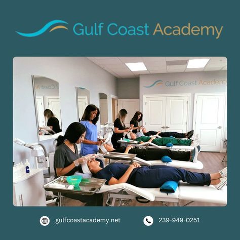 Incorporate Gulf Coast Academy’s Facial Specialist Program and our Advanced Aesthetics Course to become a Certified Medical Esthetician! Here at Gulf Coast Academy we specialize in educating our students on the different treatments available today in medical spas and doctor's offices. Our objective is to educate and train you to the highest standards and to see you reach your full potential within the industry. CALL TODAY! 📍13981 McGregor Blvd #203, Fort Myers, FL 33919 ☎️ 239-949-0251 Medical Esthetician, Lee County, Doctor Office, Medical Spa, New Career, Laser Hair, Laser Hair Removal, Gulf Coast, Facial Skin Care