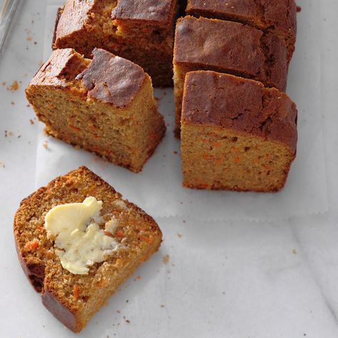 Honey Loaf, Tea Breads, Dessert Breads, Carrot Bread, Carrot Cakes, Magazine Recipes, Mini Loaf, Loaf Recipes, Fall Cookies