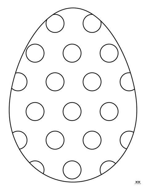 Egg Template Free Printable, Printable Easter Eggs, Easter Eggs Printable, Balanced Math, Egg Coloring Pages, Easter Egg Printable, Easter Egg Template, Egg Template, Easter Bunny Template