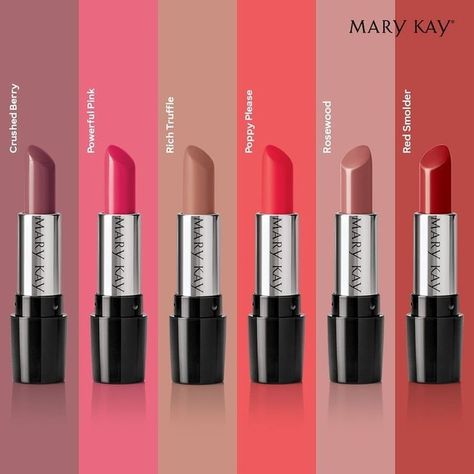 Mary Kay Lipstick Colors, Mary Kay Mexico, Kosmetyki Mary Kay, Mary Kay Lipstick, Mary Kay Inspiration, Gel Lipstick, Perfect Lip Color, Selling Mary Kay, Mary Kay Marketing