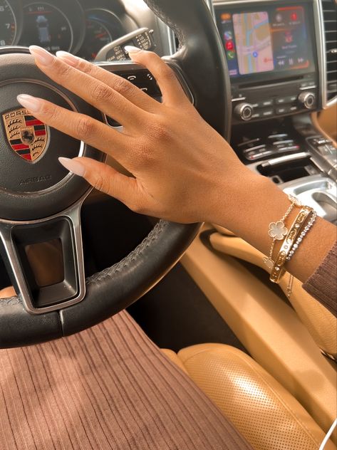 Driving Aesthetic Porsche, Driving Porsche Aesthetic, Driving Black Women, Porche Interiors Car, Black Woman Driving Car Aesthetic, Porsche Girl Aesthetic, Driving Aesthetic Black Women, Woman Driving Car Luxury, Porsche Mom Aesthetic