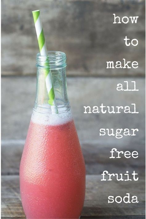 French Soda, Soda Replacement, Soda Stream Recipes, Natural Soda, Fruit Soda, Sugar Free Fruits, Soda Syrup, Healthy Soda, Homemade Soda