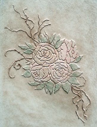 Plaster Stencil Design Size: Single stencil 19 1/2 x 10 1/4" 14 mil heavy duty mylar Rose Stencil Wall, 2d Sculpture, Plaster Stencil, Rose Stencil, Stencils Painting, Wallpaper Stencil, Painting Stencils, Furniture Appliques, Stencil Design