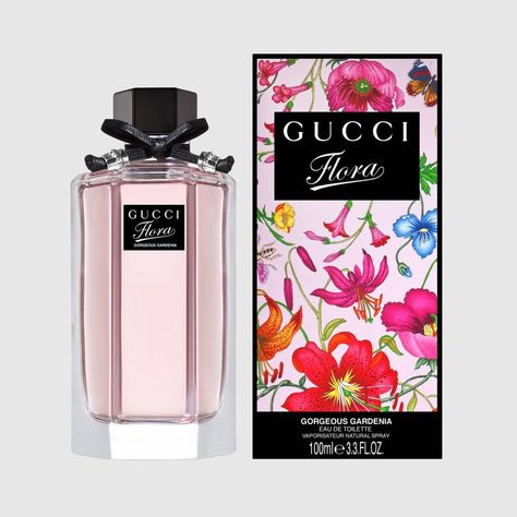 Shop the Flora Gorgeous Gardenia 100ml eau de toilette by Gucci. Perfume Flower, Gardenia Perfume, Perfume 212 Vip, Perfume 212, Flora Gucci, Gucci Perfume, Flower Perfume, Gucci Flora, Flower Fragrance