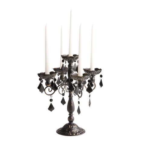 Modern Goth Home, Gothic Victorian House, Samhain Halloween, Taper Candle Holder, Goth Home, Falls Church, Gothic Vintage, Halloween Candles, Crystal Lake