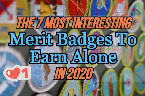 7 Fun and Interesting Merit Badges To Earn At Home Or By Yourself Cub Scout Badges, Keepers Of The Faith, Boy Scout Badges, Boy Scouts Eagle, Boy Scouts Merit Badges, Boy Scout Camping, Cub Scout Activities, Scouts Bsa, Scout Badges