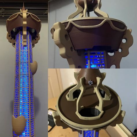 Modular Sheikah Tower from Zelda BotW by jaayjeee - MakerWorld Zelda Party, Raspberry Pi Pico, Zelda Birthday, Tower Light, Zelda Botw, Tears Of The Kingdom, Zelda Breath Of The Wild, Zelda Breath, Buy Coffee