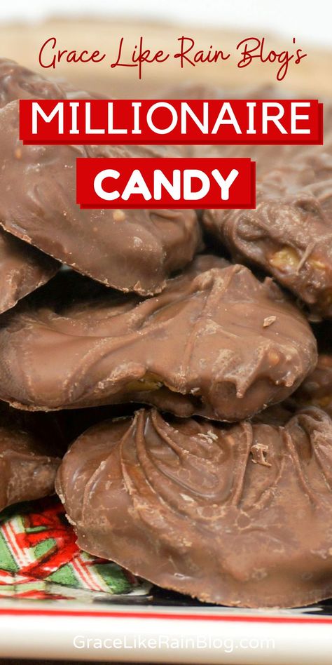 Caramel Pecan Turtles are a sweet caramel chocolate treat that we love to make at Christmas but they are perfect any time of year. Sometimes these are called Millionaires because they are so rich and delicious. And they are easier to make than you might think! | Homemade Chocolate Caramel Pecan Turtles Recipe | Christmas Candy Recipes | Homemade Millionaire Candy Recipe | Chocolate Caramel Millionaires | #Chocolate #Caramel #CandyRecipes #ChristmasRecipes Christmas Candy Recipes Homemade, Millionaire Candy, Millionaire Candy Recipe, Pecan Turtles Recipe, Turtles Recipe, Caramel Pecans, Turtle Recipe, Kraft Caramel Bits, Chocolate Caramel Slice