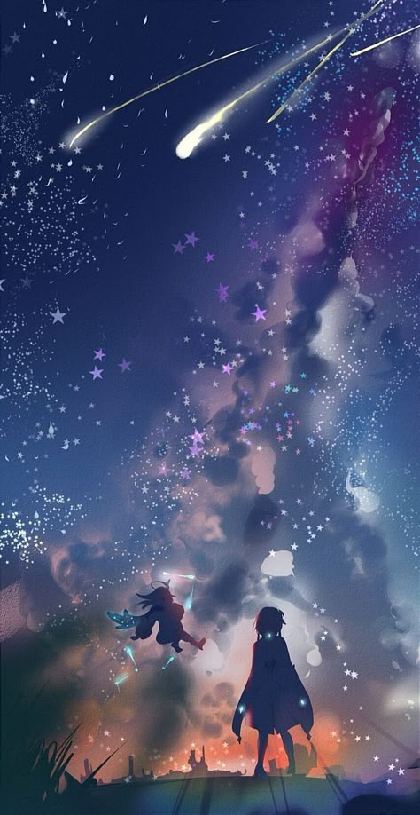 Fantasy Background, Child Of Light, Anime Artwork Wallpaper, Sky Art, 판타지 아트, Dreamy Art, Pretty Wallpapers Backgrounds, Anime Scenery Wallpaper, Beautiful Fantasy Art