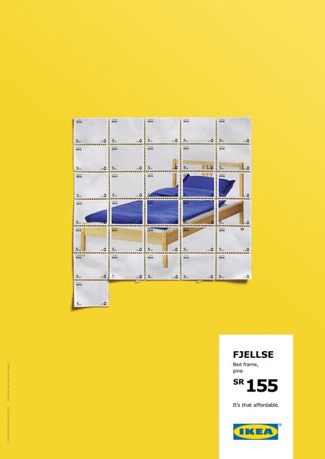 The campaign was made for IKEA Saudi Arabia. Ikea Ads, Ikea Ad, Guerrilla Marketing, Ikea New, Logos Retro, 달력 디자인, Advertising Ideas, Affordable Bedding, Furniture Ads