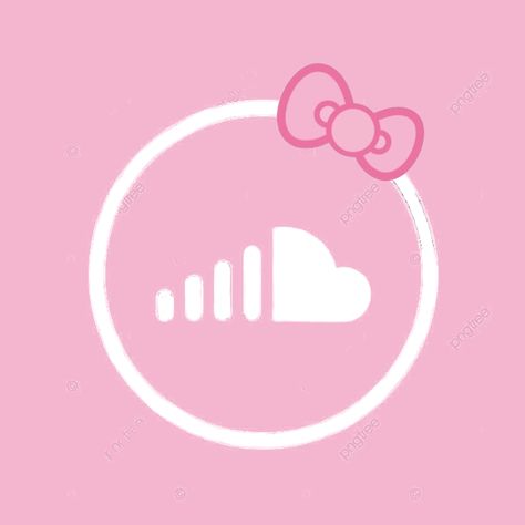 soundcloud hello kitty bow app icon Facetime Hello Kitty Icon, Hello Kitty Facetime App Icon, Pink Soundcloud Icon, Hello Kitty Message App Icon, Sanrio Phone Icons Pink, Hello Kitty App Icon Pinterest, Pink Apps, App Widgets, Cat App