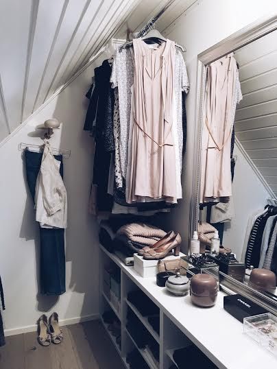 Loft Closet, House Storage, Walking Closet, Office Aesthetic, Attic Renovation, Attic Storage, Loft Room, Attic Rooms, Compact Living