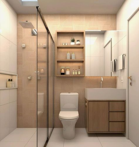 Minimal Toilet Design, Japandi Toilet, Small Toilet Decor, تصميم دورة مياه, Minimalist Small Bathrooms, Fun Bathroom Decor, Toilet And Bathroom Design, Bathroom Design Small Modern, Simple Bathroom Designs