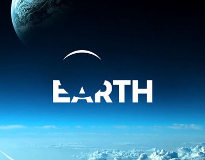 Visit the Earth - Concept Earth Logo Design Creative, Earth Logo Design, Future Logo Design, Globe Logo Design, Blue Logo Design, Sky Logo, Ux Design Principles, Future Logo, Earth Logo