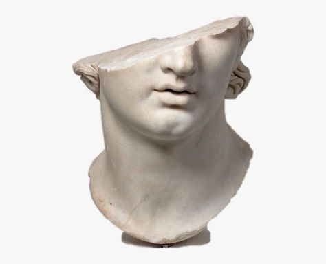 Statue Png, Ancient Greece Art, Aesthetic Statue, Collage Creator, Collage Sculpture, Sculpture Head, Greek Statues, Plaster Sculpture, Roman Sculpture