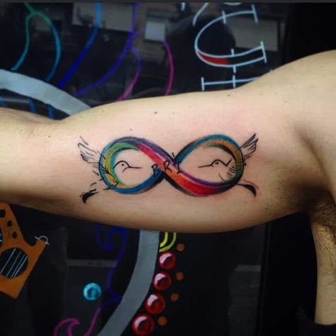 Among the infinite number of tattoo designs out there, infinity tattoos for men are some of the most popular. This is to be expected because the everlasting symbol transcends cultures and can mean something unique… Infinity Tattoo For Men, Celtic Tattoo Meaning, Infinity Tattoo Meaning, Infinity Tattoo Ideas, Infinity Sign Tattoo, Unique Infinity Tattoo, Tattoo Journal, Infinity Symbol Tattoo, Infinity Tattoo Designs