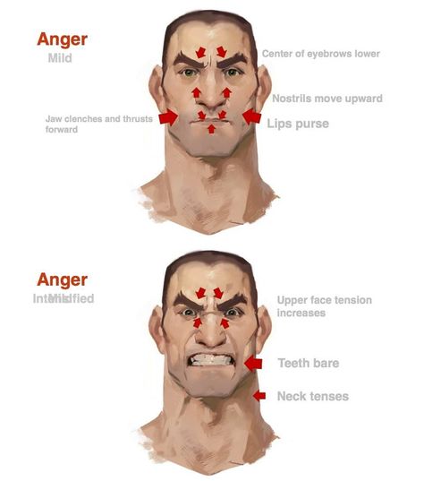 Emotions On Face, Emotion Reference, Emotions Drawing, 3d Drawing Techniques, Face Emotions, Facial Expressions Drawing, Emotion Faces, Face Anatomy, Drawing Expressions