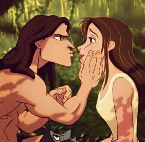 Disney Iphone Wallpaper, Tarzan 1999, Disney Love Stories, Fav Cartoon, Disney Heroes, Tarzan Disney, Disney Romance, Future Man, Official Disney Princesses