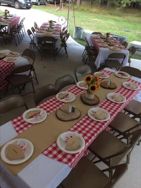 Country Barbecue Party, Fathers Day Backyard Party Ideas, I Do Barbecue Ideas, I Do Bbq Reception, Bbq Engagement Party Ideas Backyards, We Still Do Bbq Ideas, Bbq Bridal Shower Ideas Decor, I Do Bbq Ideas Decorations, Engagement Picnic Party