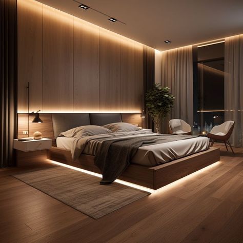 Bedroom Ideas Italian Style, Sleeping Room Design Modern, Luxurious Hotel Bedrooms, Woman Bedroom Designs, Bedroom Design Modern Luxury Interiors, Modern Luxury Bedroom Master Suite Decorating Ideas, Bed Design Modern Luxury 2024, Minimal Interior Design Bedroom, Modern Master Room