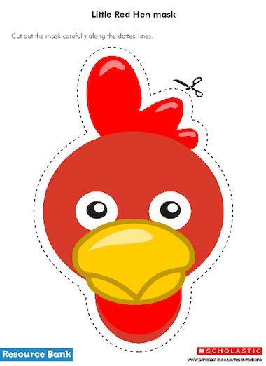 Retell the story of The Little Red Hen using these character masks. The Little Red Hen Activities Preschool, Little Red Hen Craft, Little Red Hen Activities, Hen Activities, Plan Lector, Circle Ideas, The Little Red Hen, Kindergarten Decorations, Headband Crafts