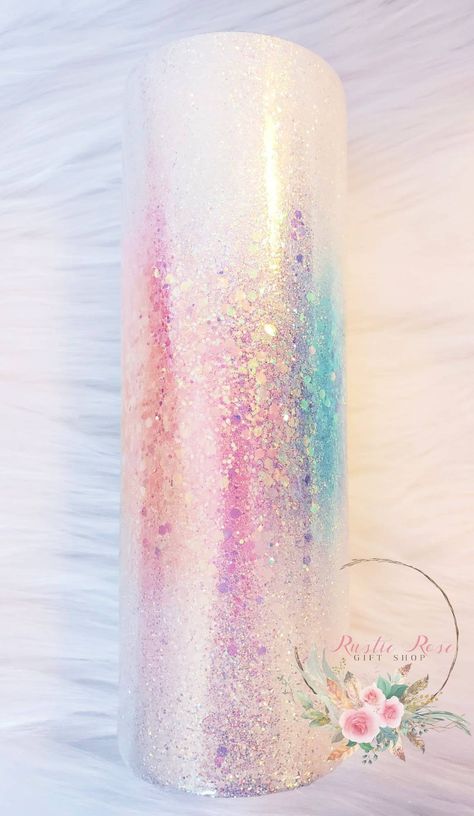 Unicorn Burst Tumbler, Rainbow Unicorn Tumbler, Rainbow Glitter Tumbler, Easter Tumbler Ideas, Epoxy Tumbler Designs, Tumbler Business, Unicorn Tumbler, Giveaway Post, White Tumbler