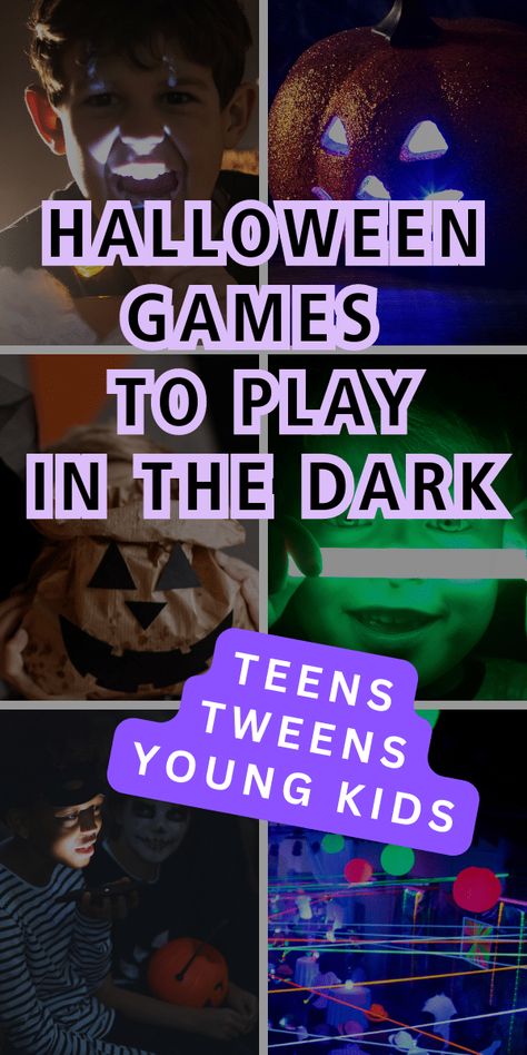 Halloween Games For Families, Halloween Party Ideas Family, Glow In The Dark Halloween Games, Games To Play At A Halloween Party, Games To Play At Halloween Party, Halloween Game Ideas For Parties, Halloween Game Ideas For Teens, Halloween Prizes For Games, Halloween Games For Family